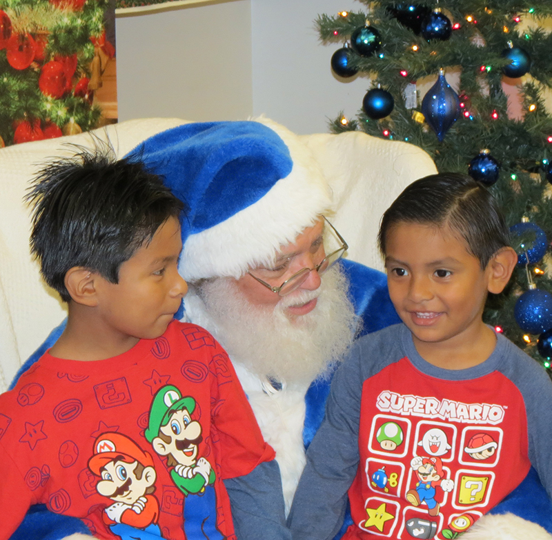 The Blue Santa Project