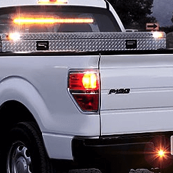 2.2" 6W LED Hide Away Emergency Patrol Truck Vehicle Warning Amber Strobe Lights